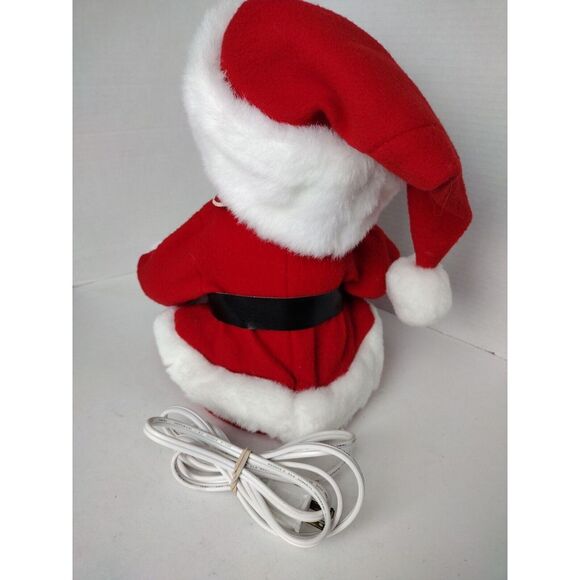 Vintage Animated Telco Young Adult Santa Claus Motionette 1991 Shelf Sitter HTF - Picture 4 of 8